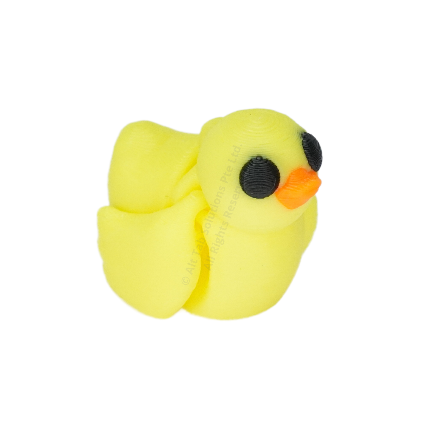 Tiny Duck Fidget Keychain