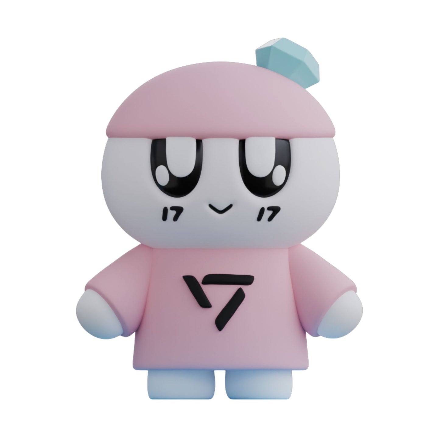 Seventeen Lightstick/ Caratbong Stand + Miniteen Figurine Set