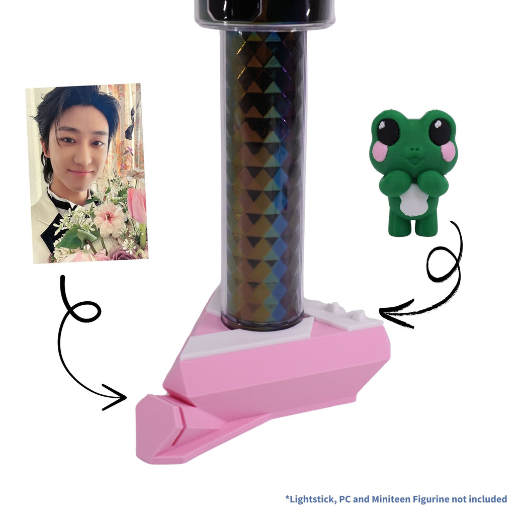 Seventeen Lightstick/ Caratbong Stand + Miniteen Figurine Set
