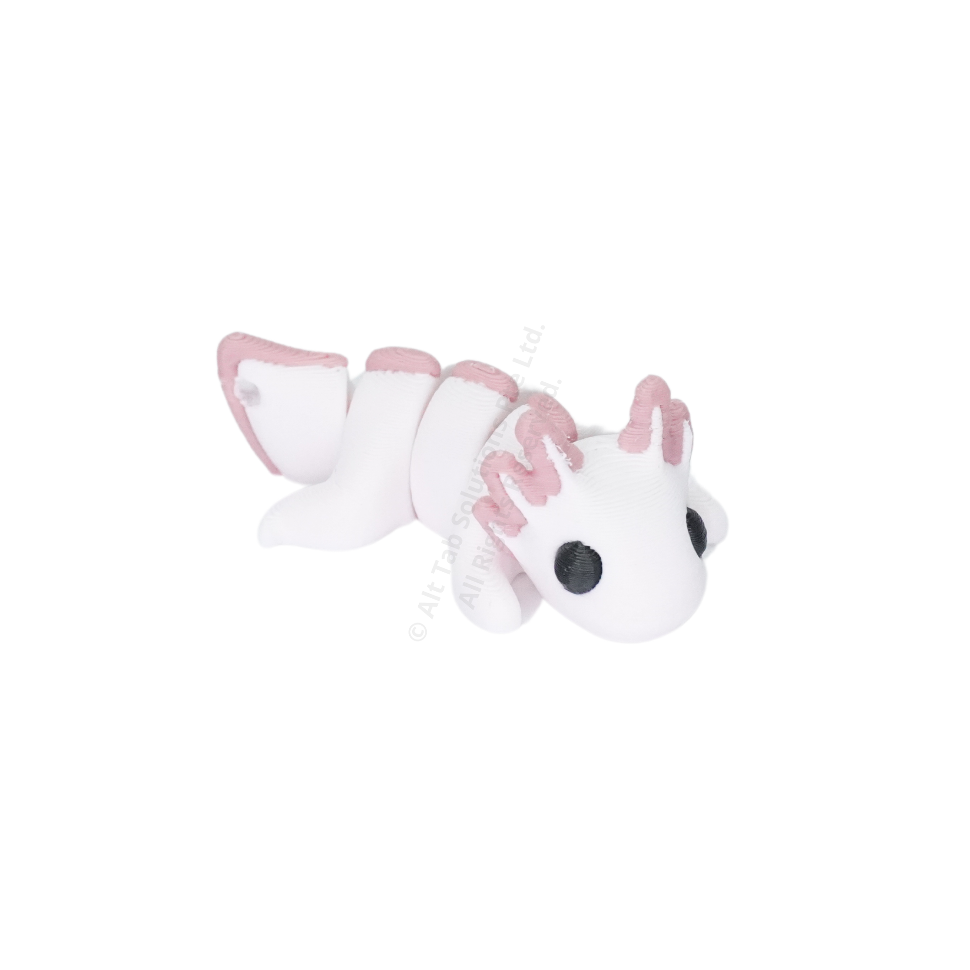 Baby Axolotl Fidget Keychain