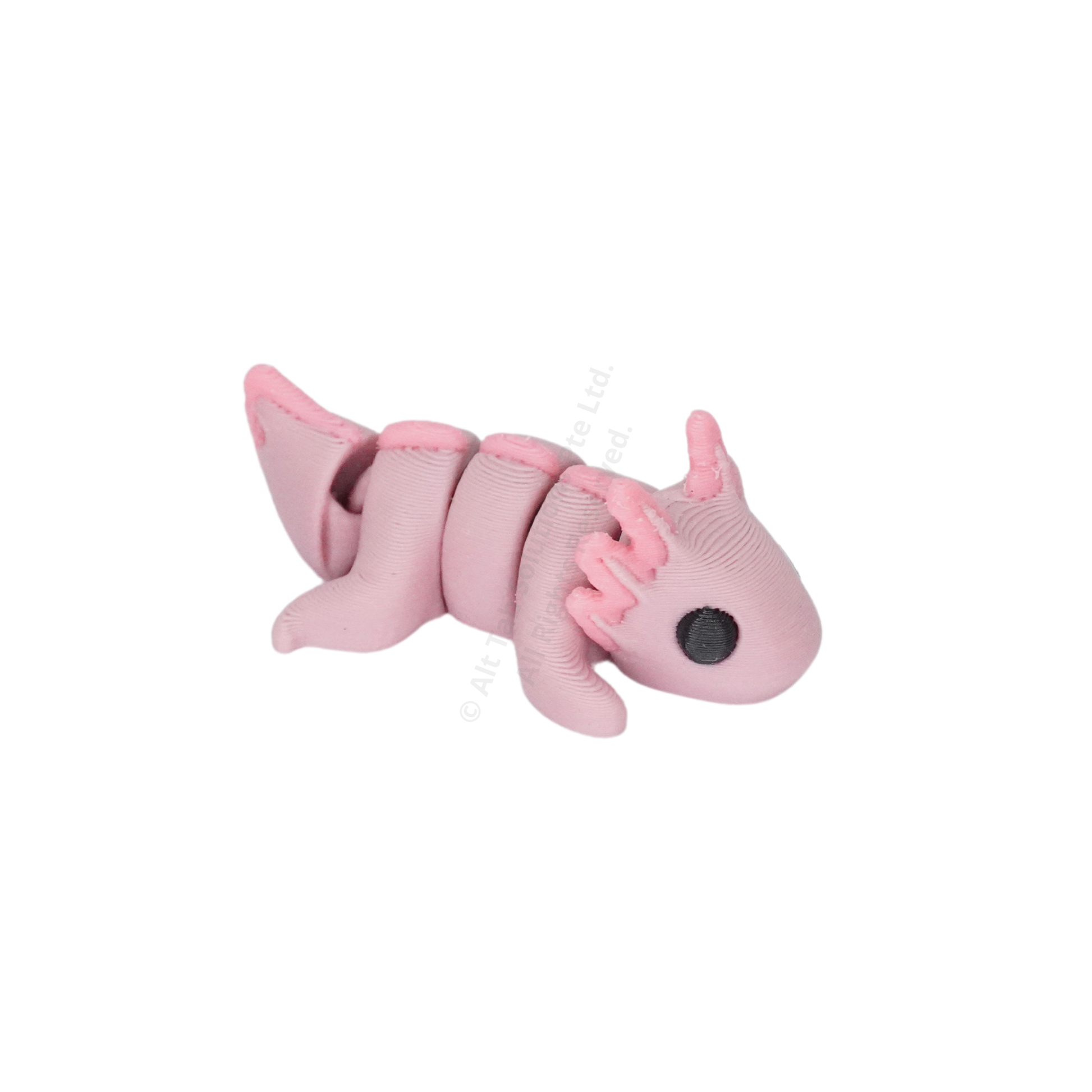 Baby Axolotl Fidget Keychain