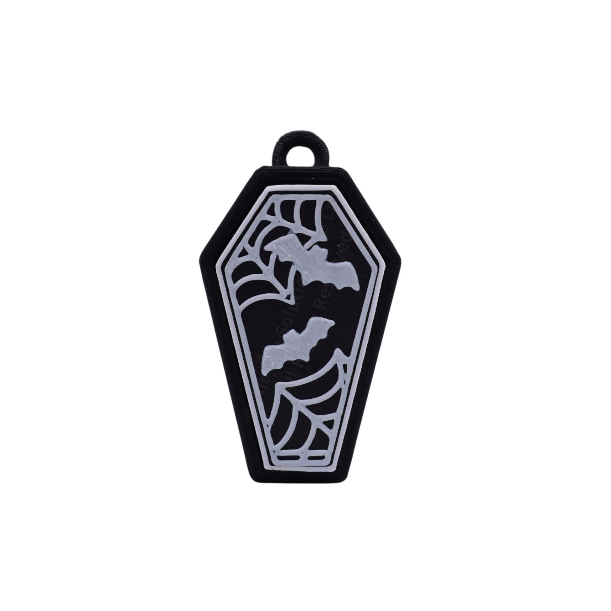Bat Coffin Clicker Keychain