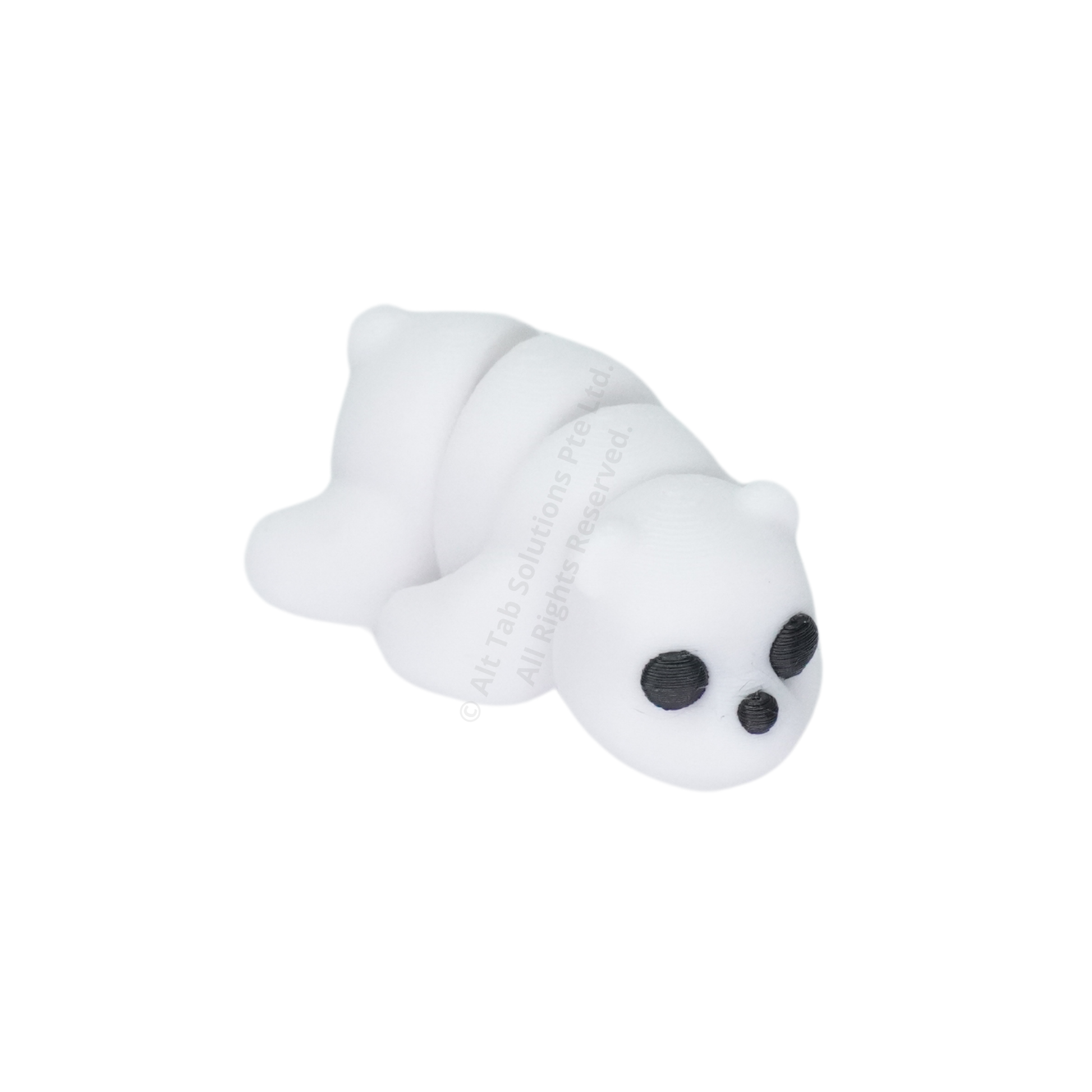 Baby Polar Bear Fidget Keychain