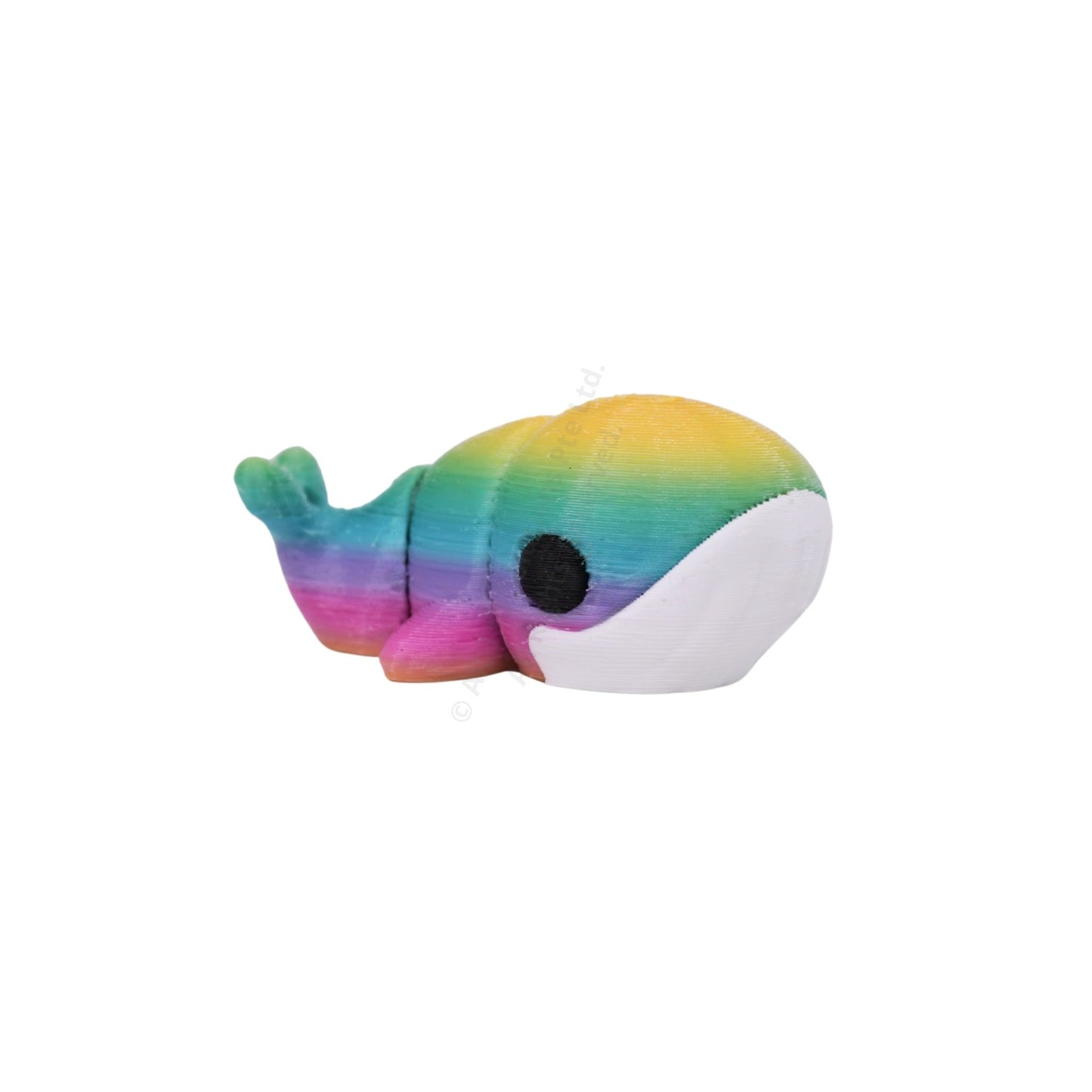 Baby Blue Whale Fidget Keychain