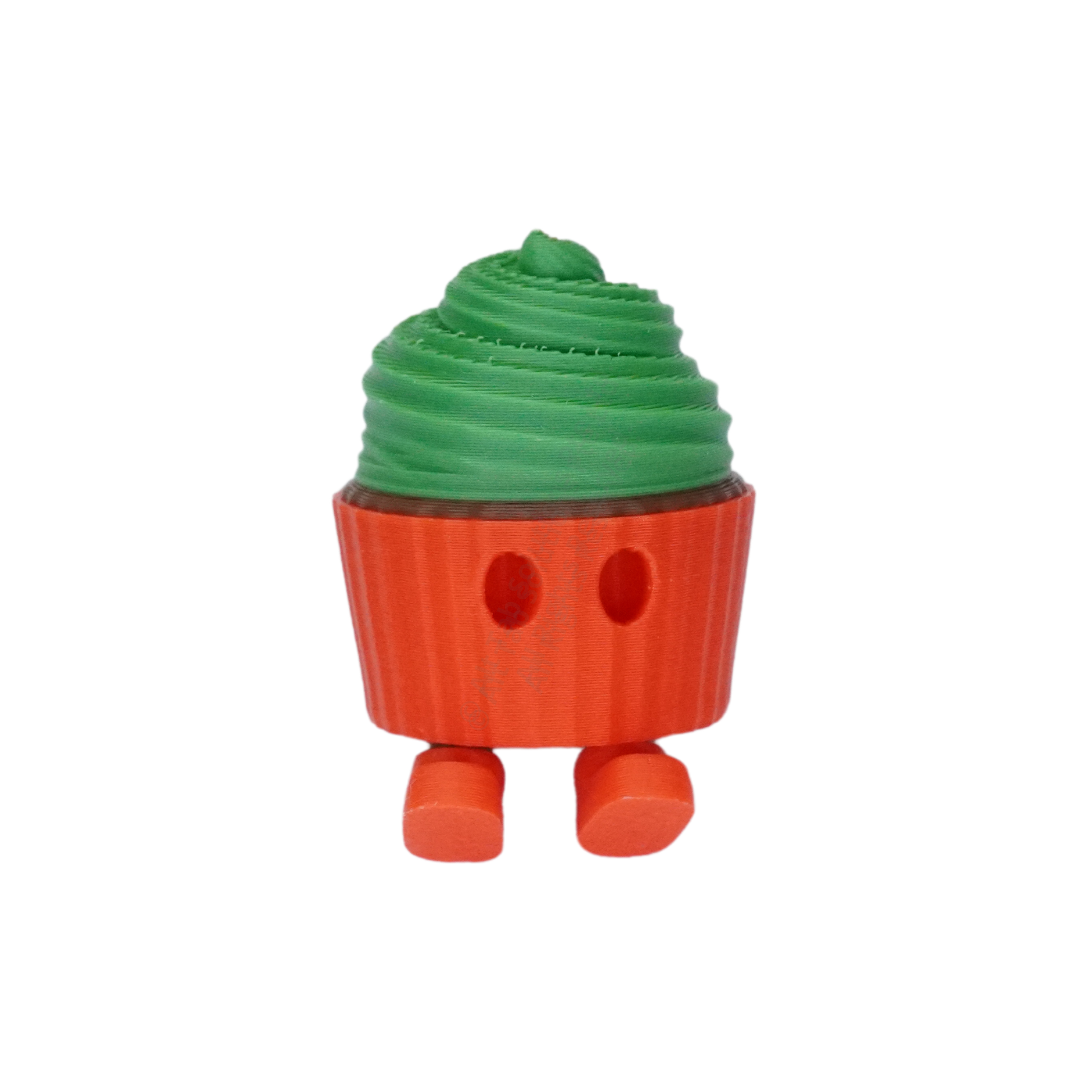 Cupcake Fidget Keychain
