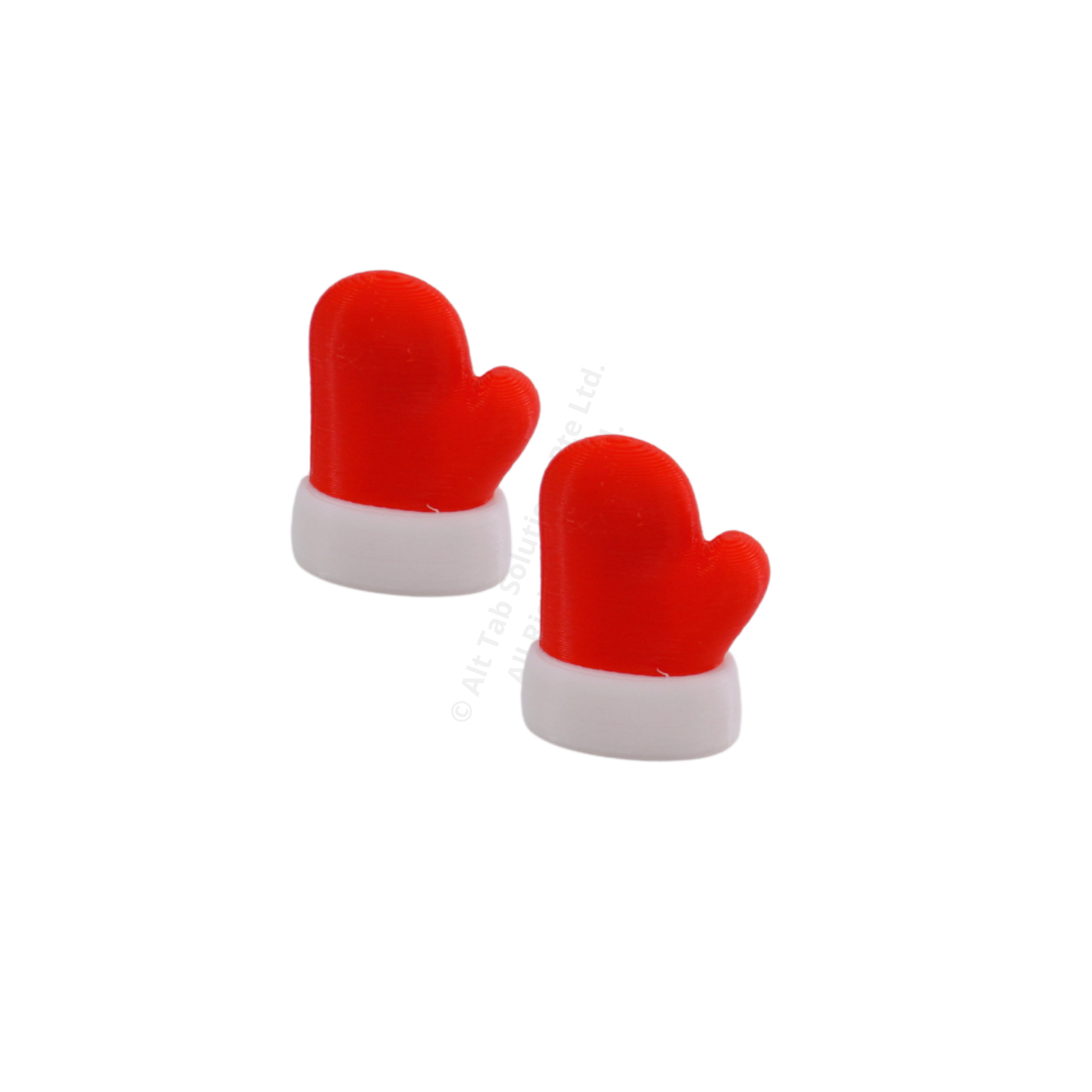 Christmas Gloves Keychain