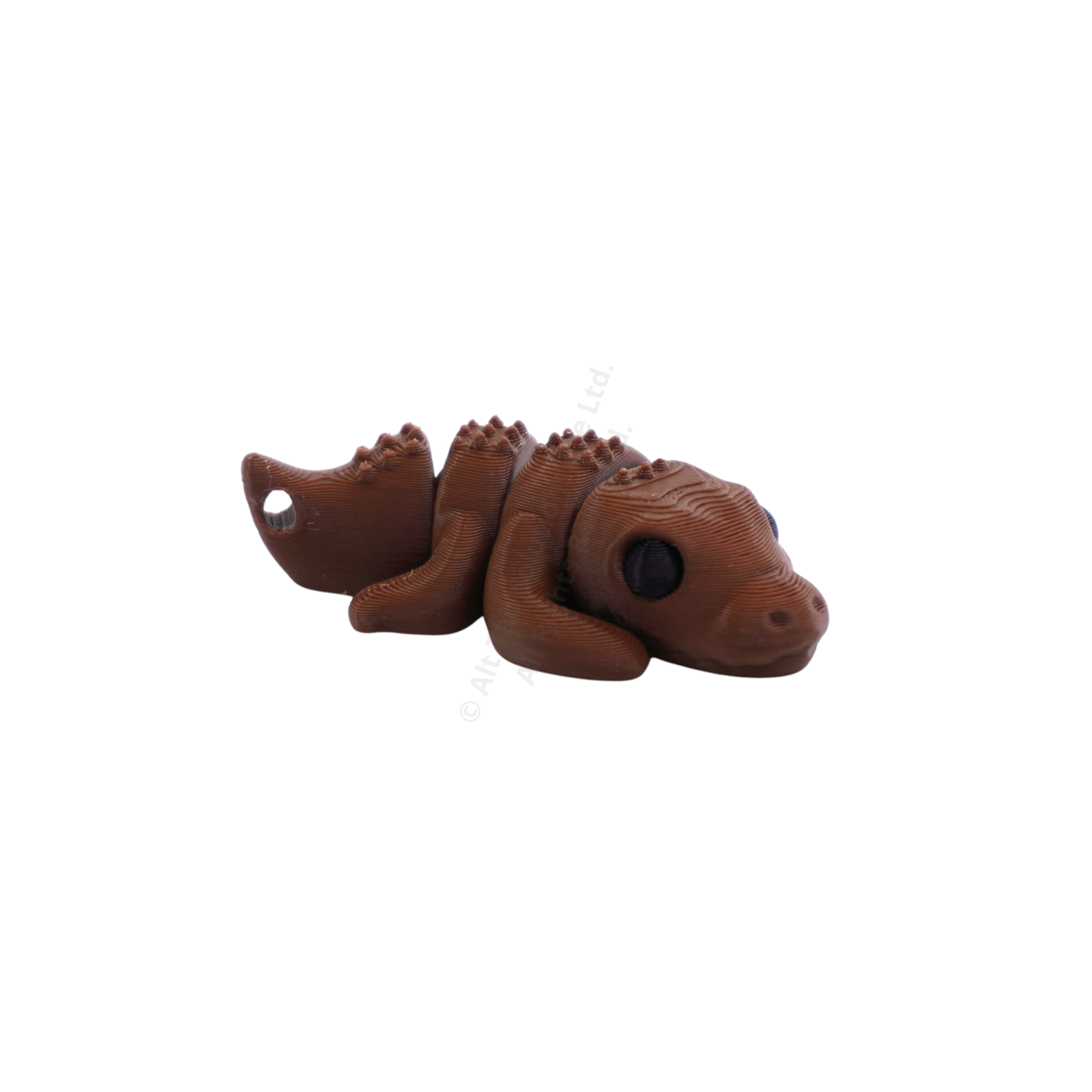 Tiny Crocodile Fidget Keychain