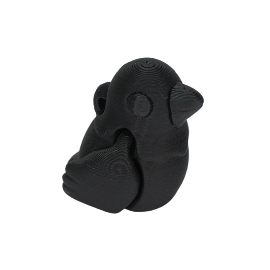Baby Crow Fidget Keychain
