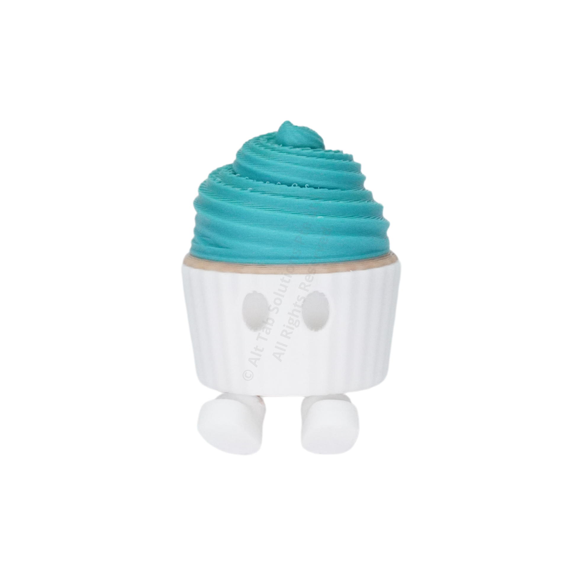 Cupcake Fidget Keychain