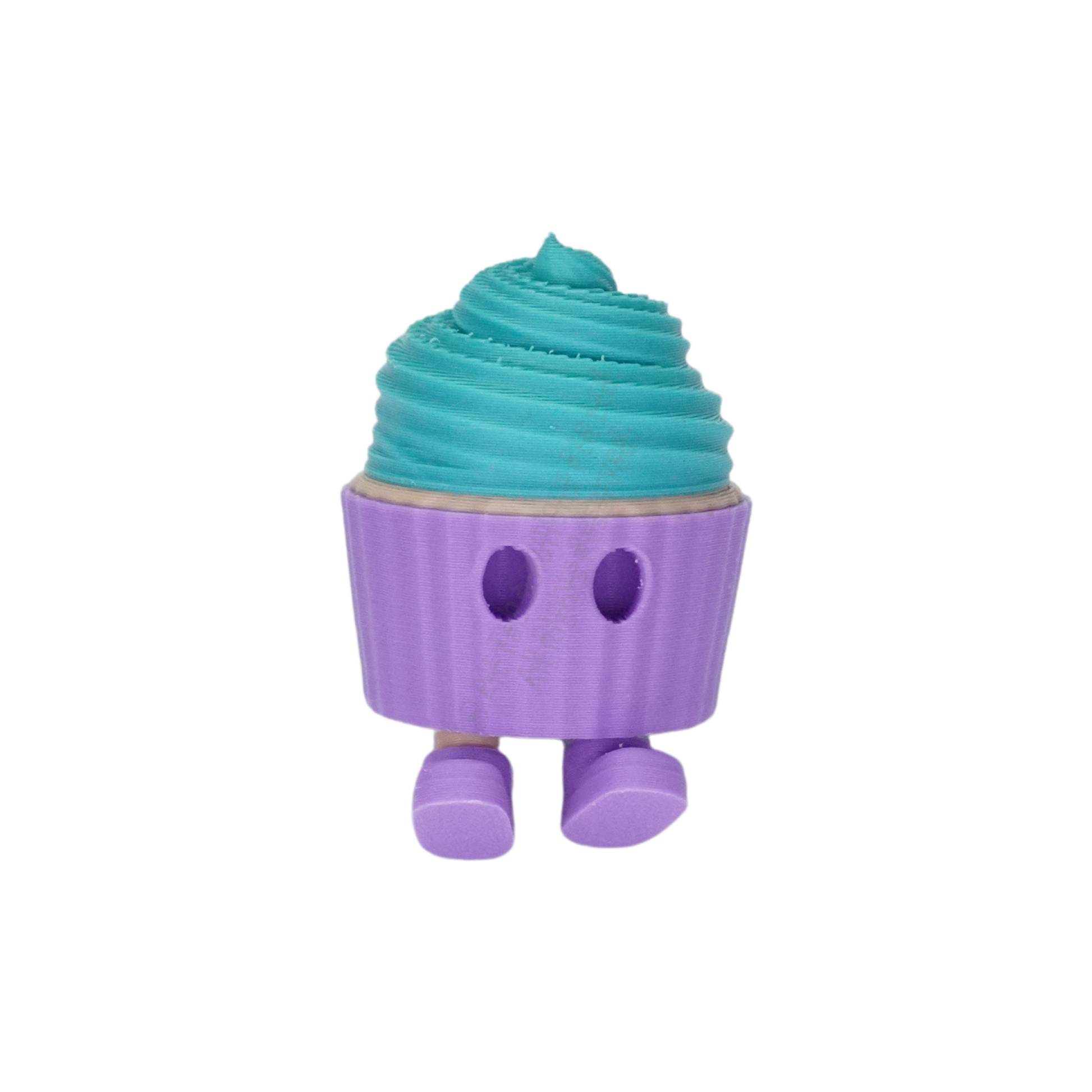 Cupcake Fidget Keychain