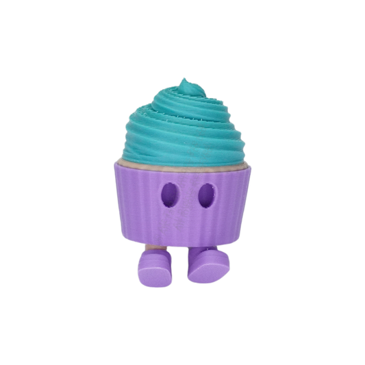 Cupcake Fidget Keychain