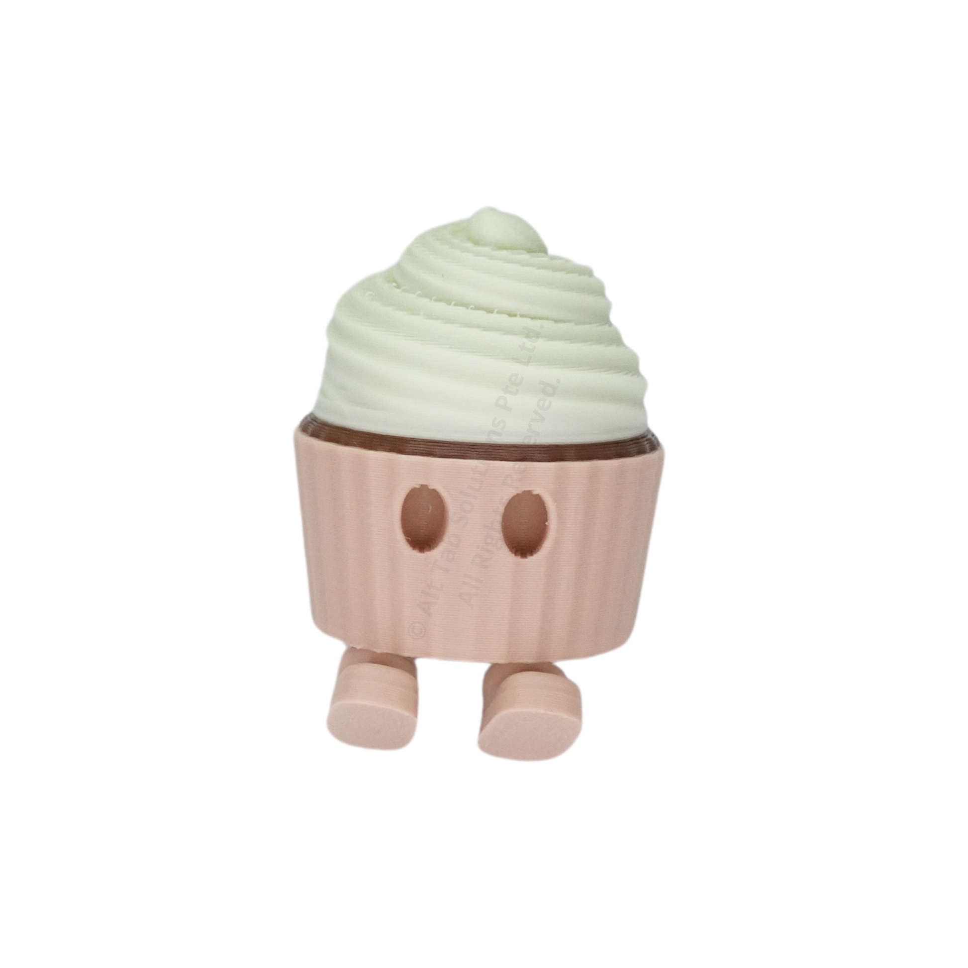 Cupcake Fidget Keychain