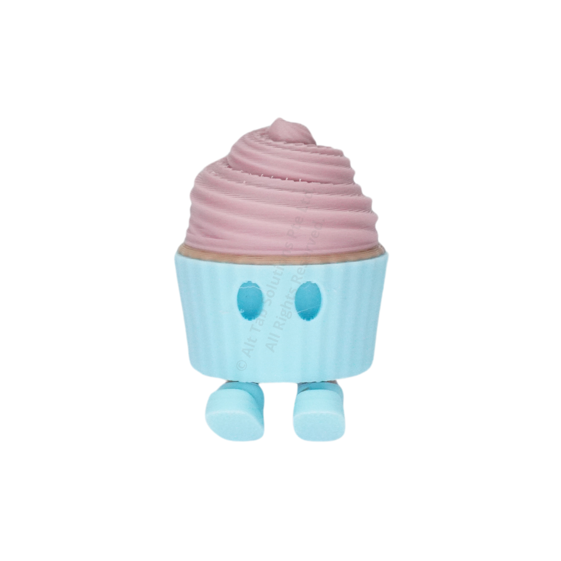 Cupcake Fidget Keychain