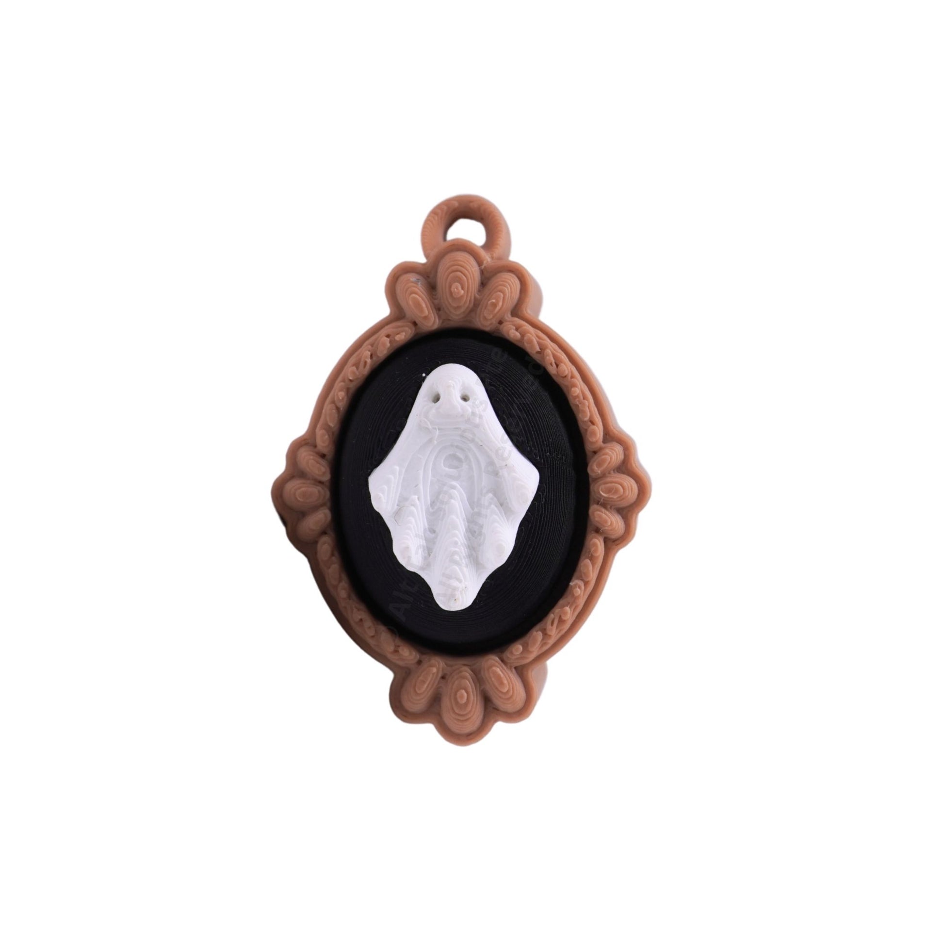 Ghost Frame Clicker Keychain