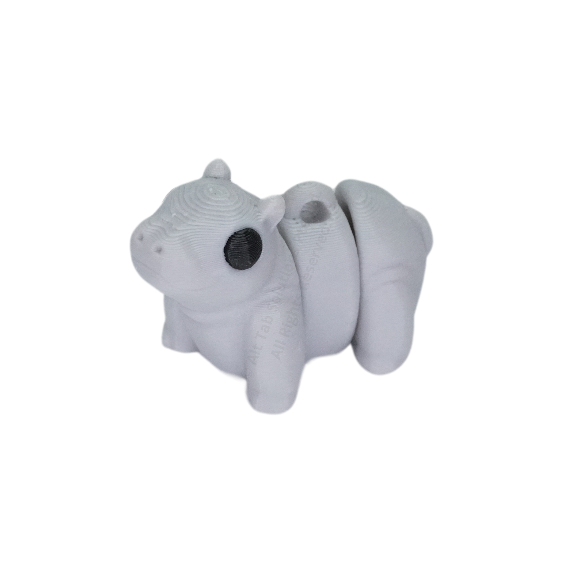 Baby Hippo Fidget Keychain