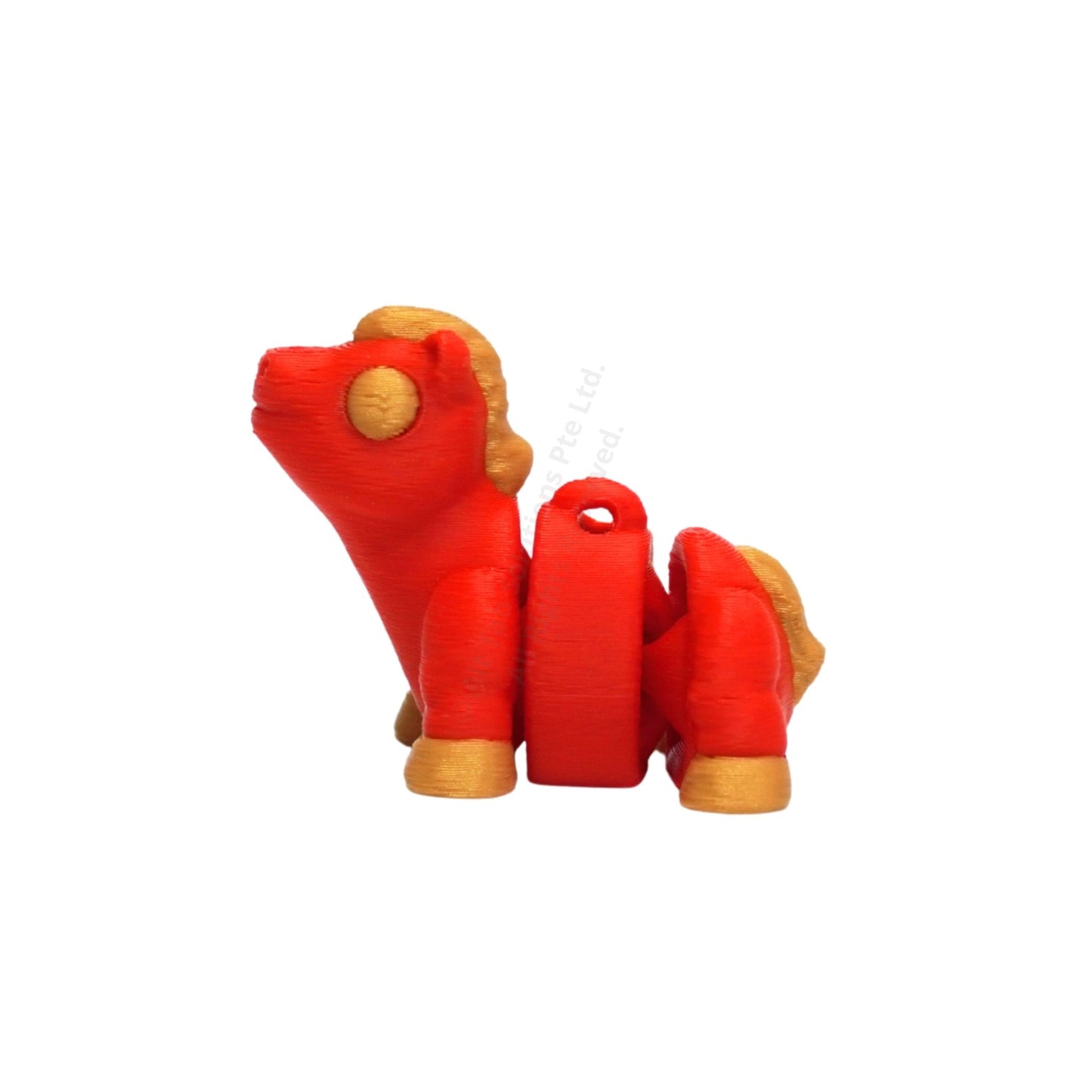 Tiny Horse Fidget Keychain