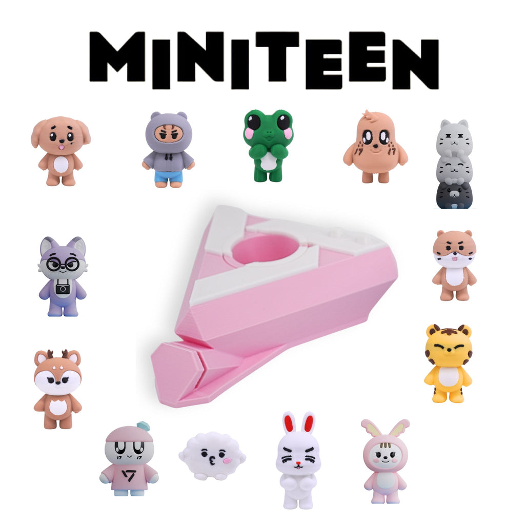 Seventeen Lightstick/ Caratbong Stand + Miniteen Figurine Set