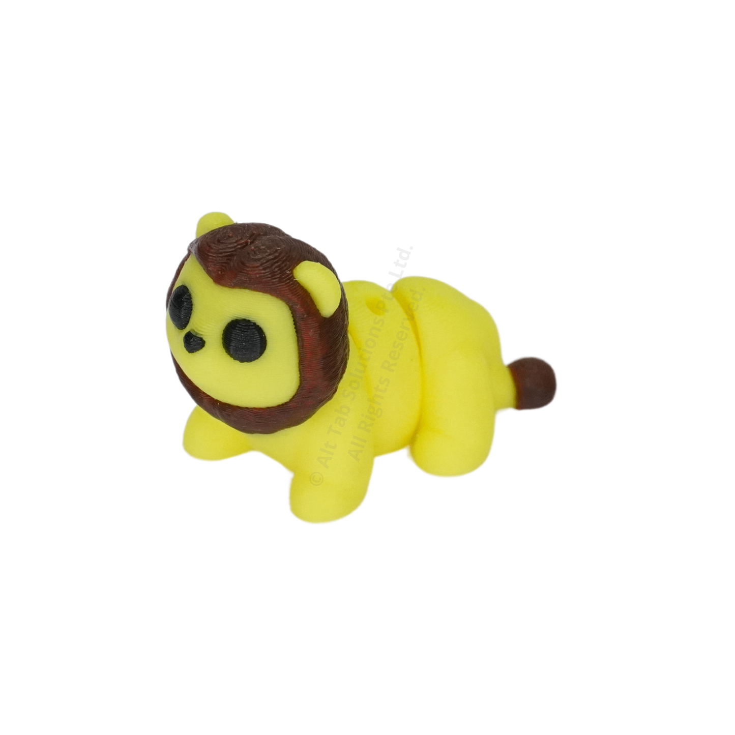 Tiny Lion Fidget Keychain