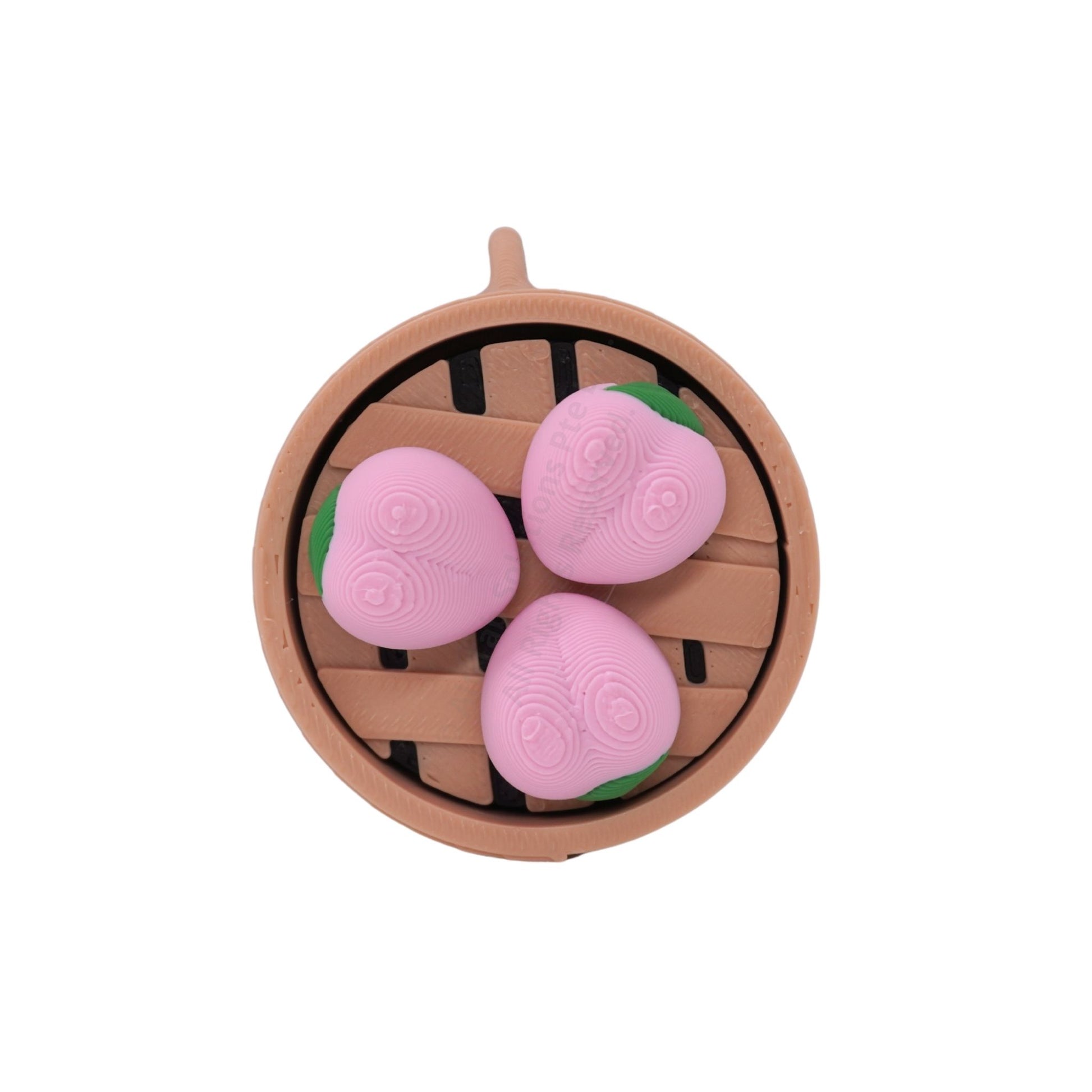 Longevity Bao Steamer Clicker Keychain