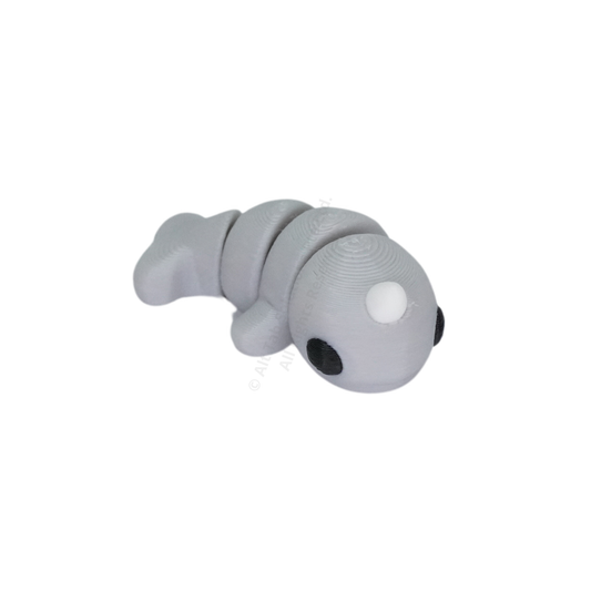 Baby Narwhal Fidget Keychain