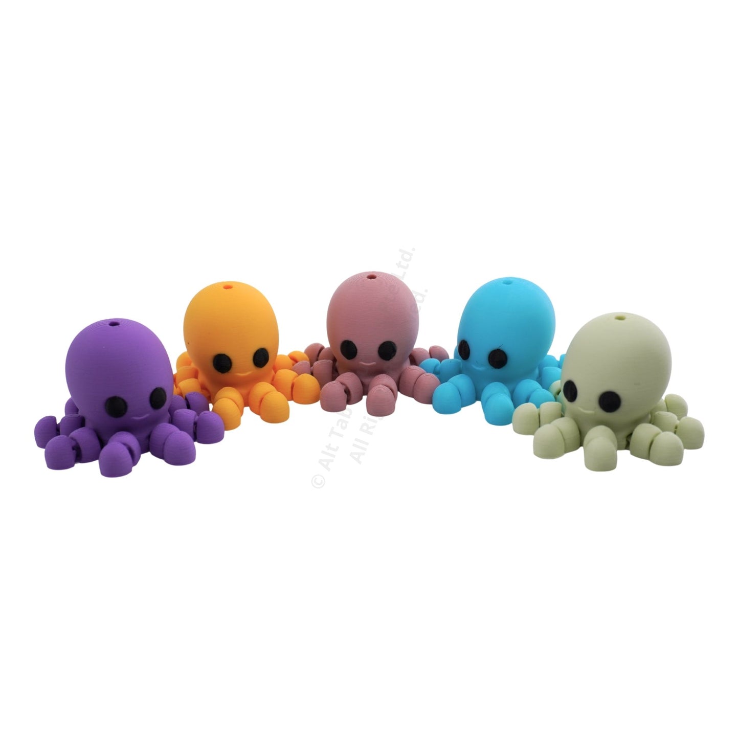 Baby Octopus Fidget Keychain
