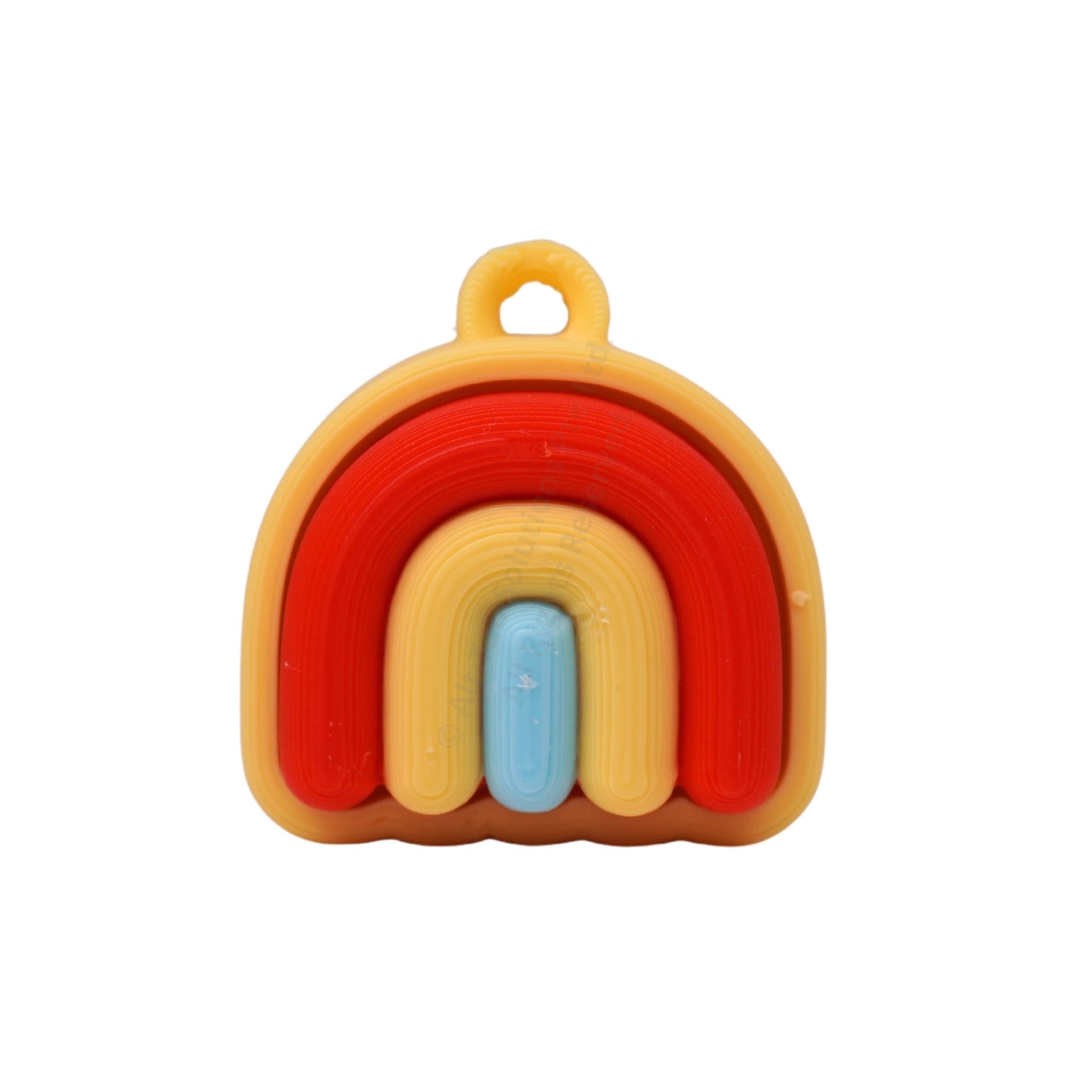 Rainbow Clicker Keychain