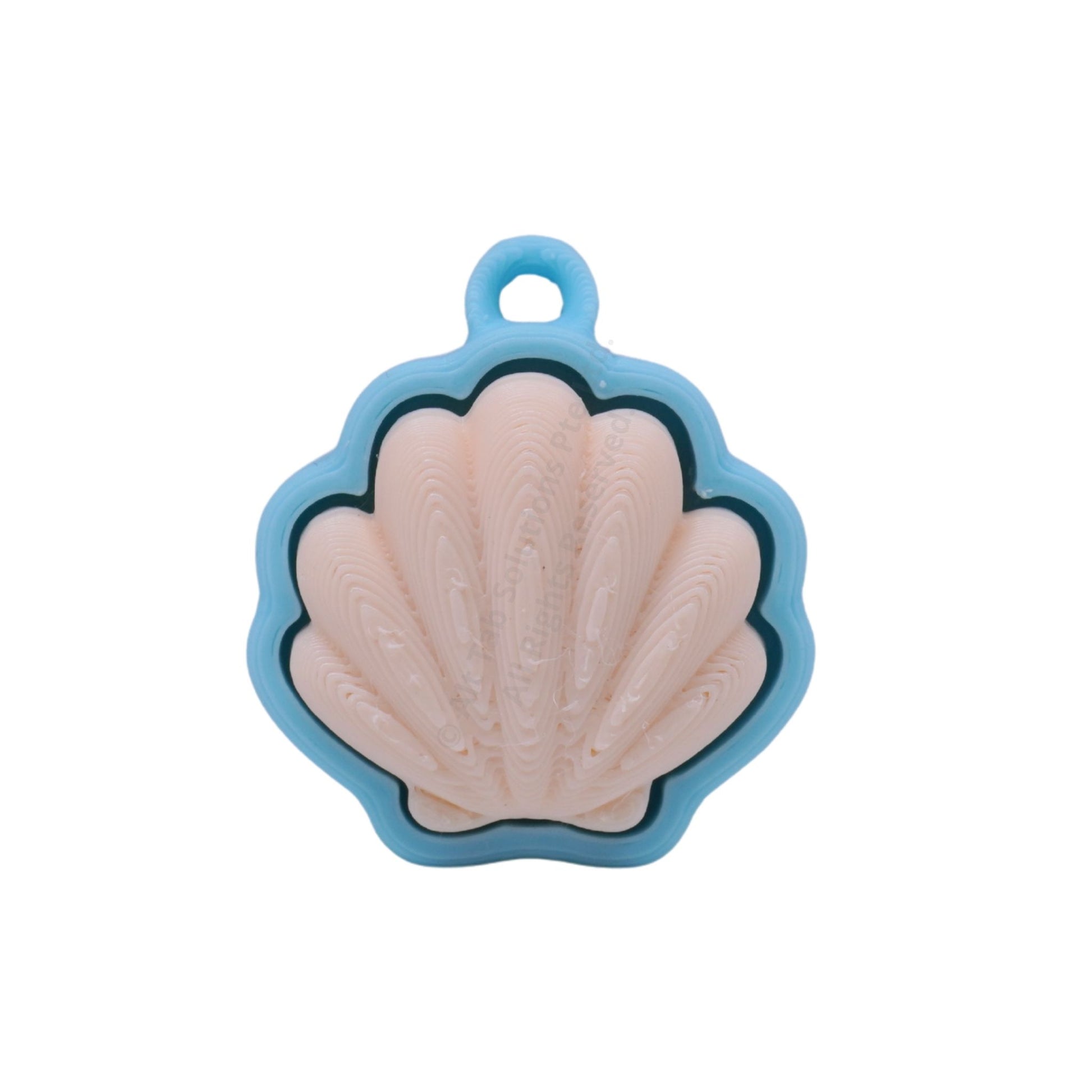 Seashell Clicker Keychain
