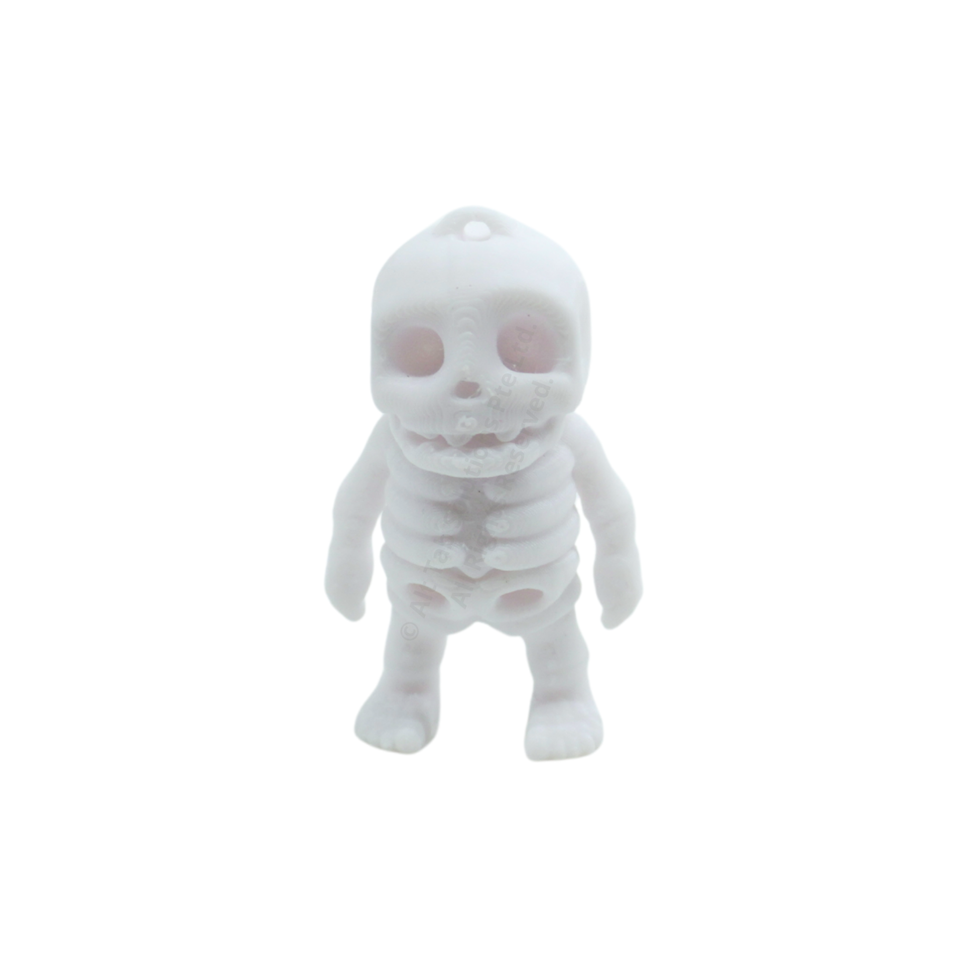 Tiny Skeleton Fidget Keychain