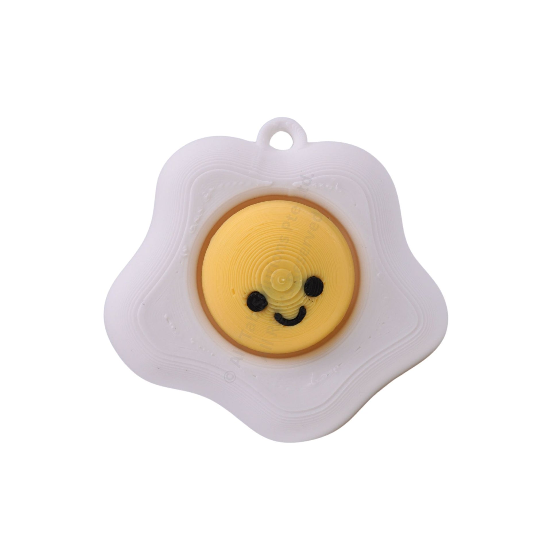 Smiley Egg Clicker Keychain
