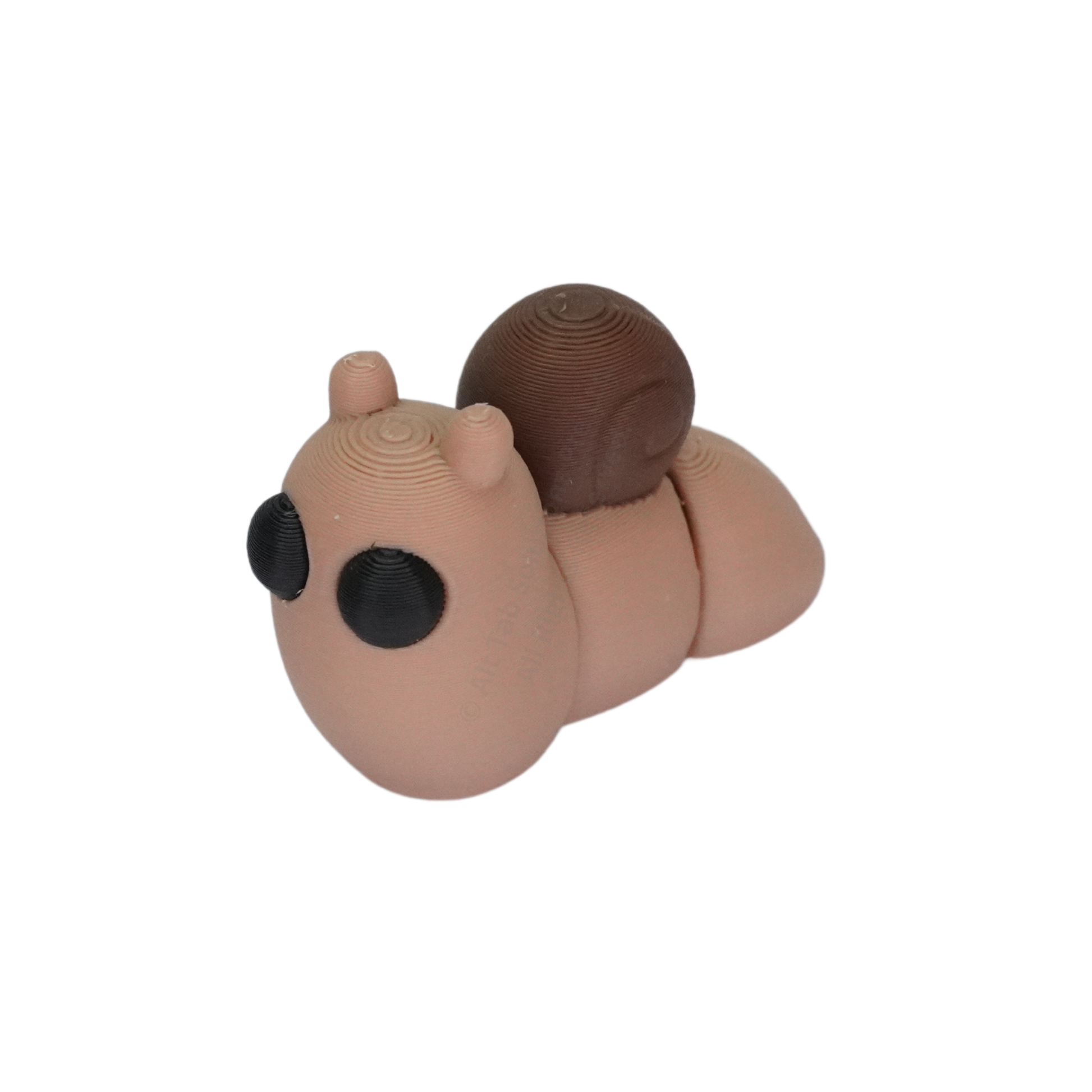 Tiny Snail Fidget Keychain