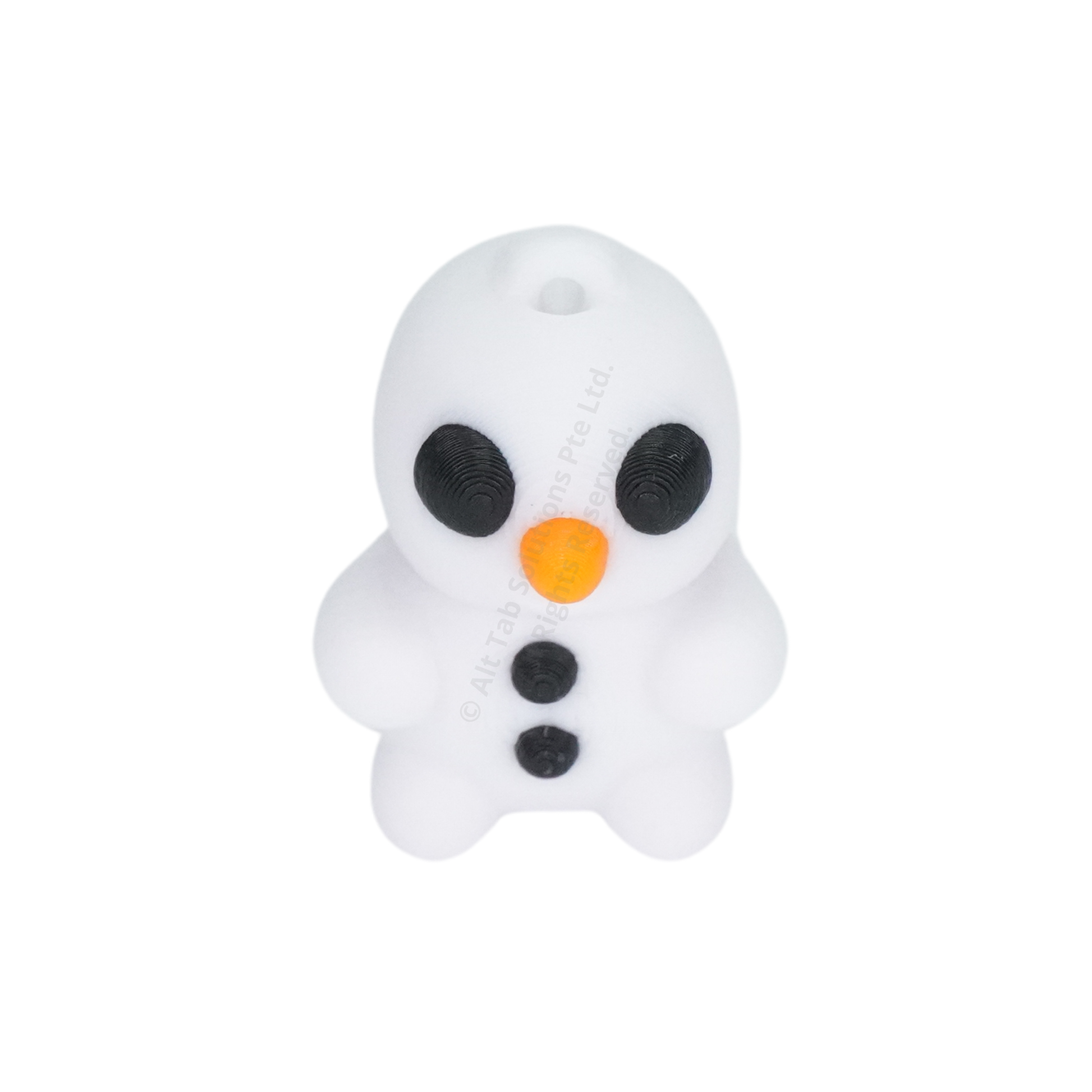 Baby Snowman Fidget Keychain