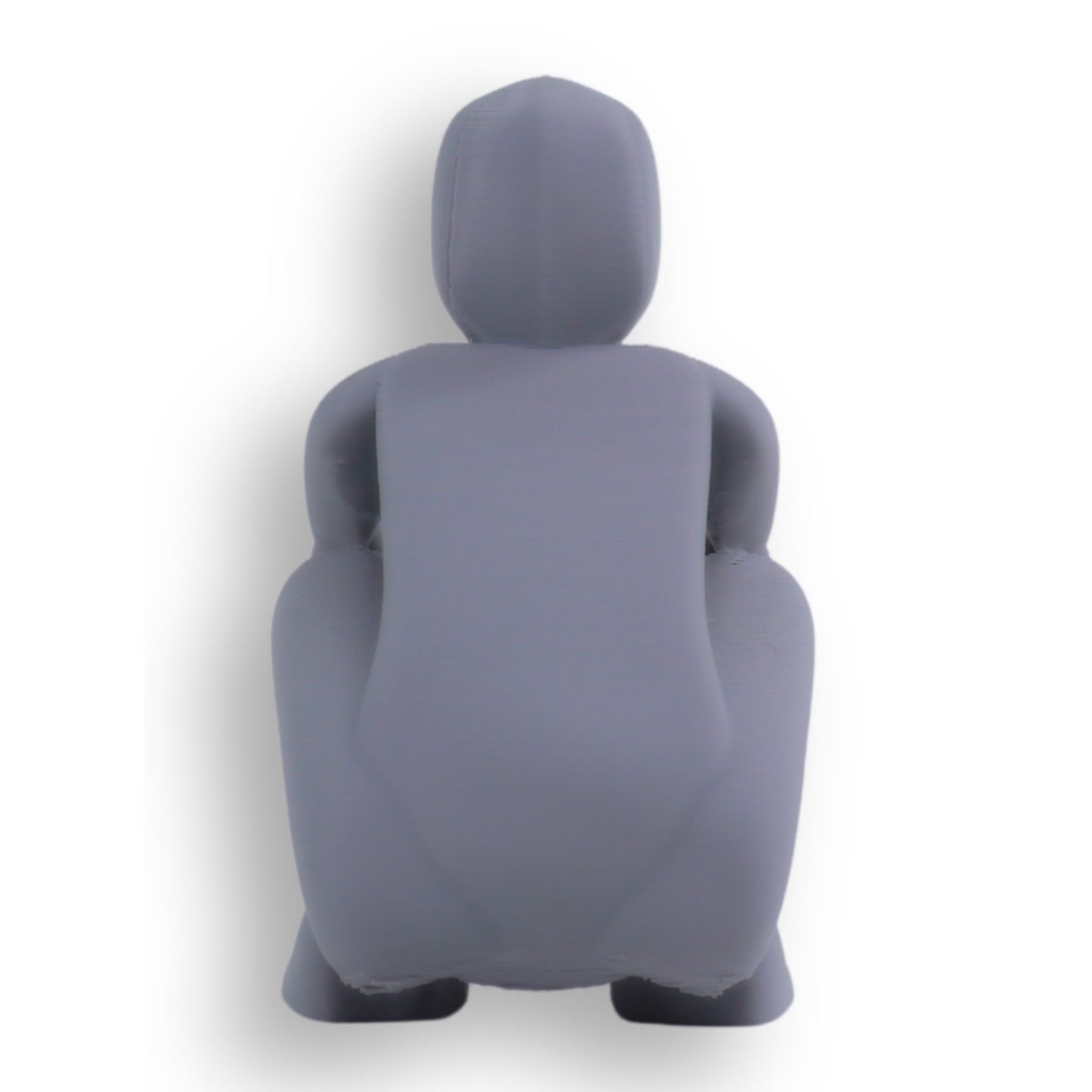 Asian Squatting Man