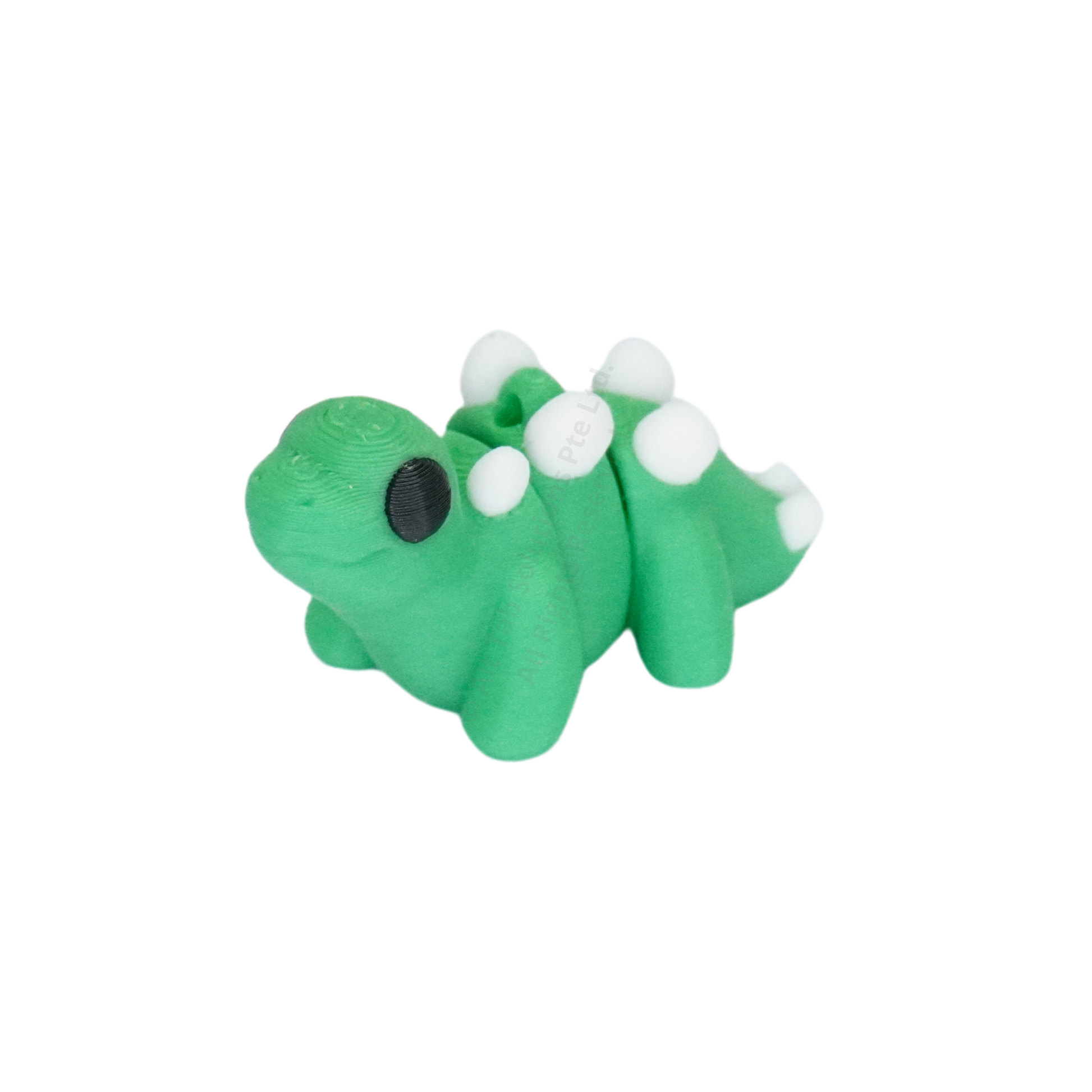 Baby Stegosaurus Fidget Keychain