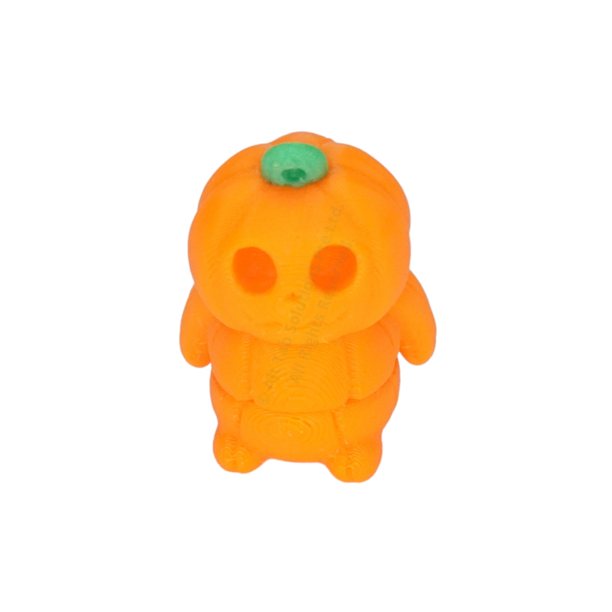 Tiny Pumpkin Fidget Keychain