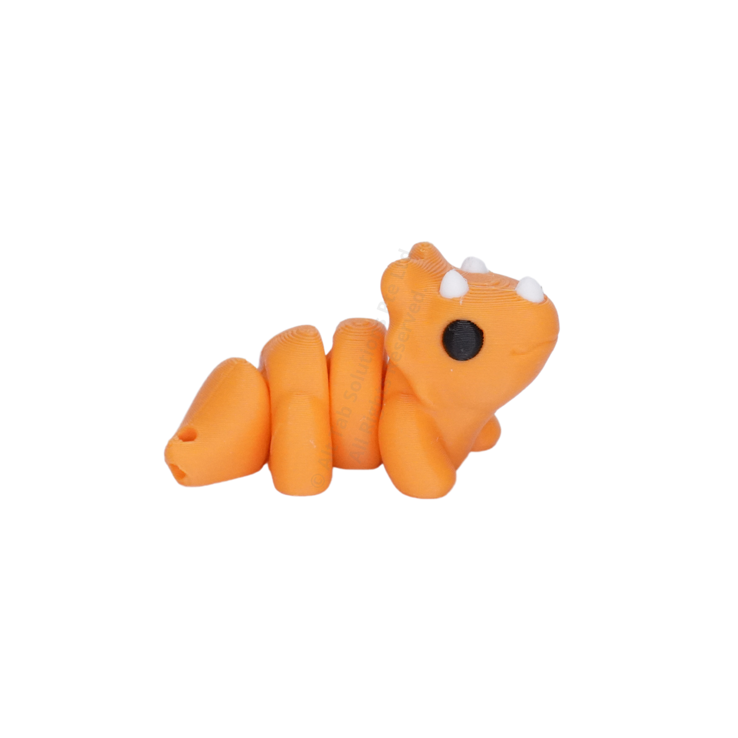Baby Triceratops Fidget Keychain
