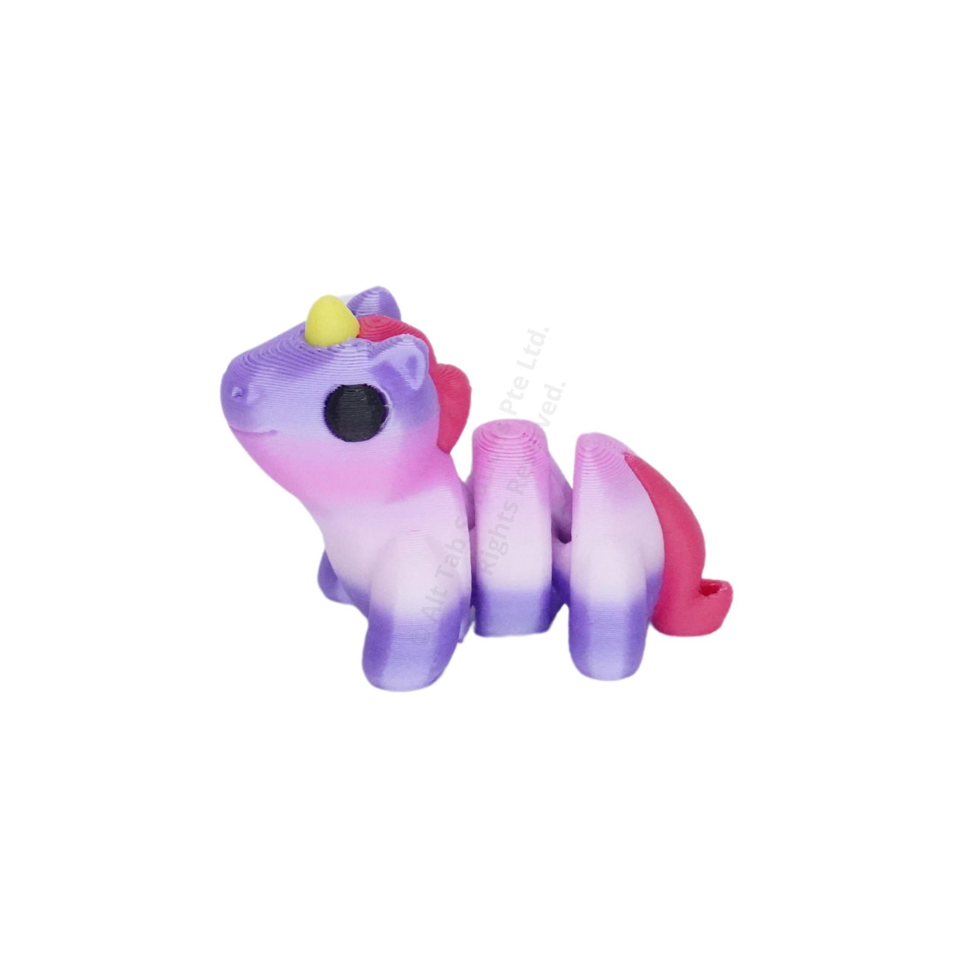 Baby Unicorn Fidget Keychain