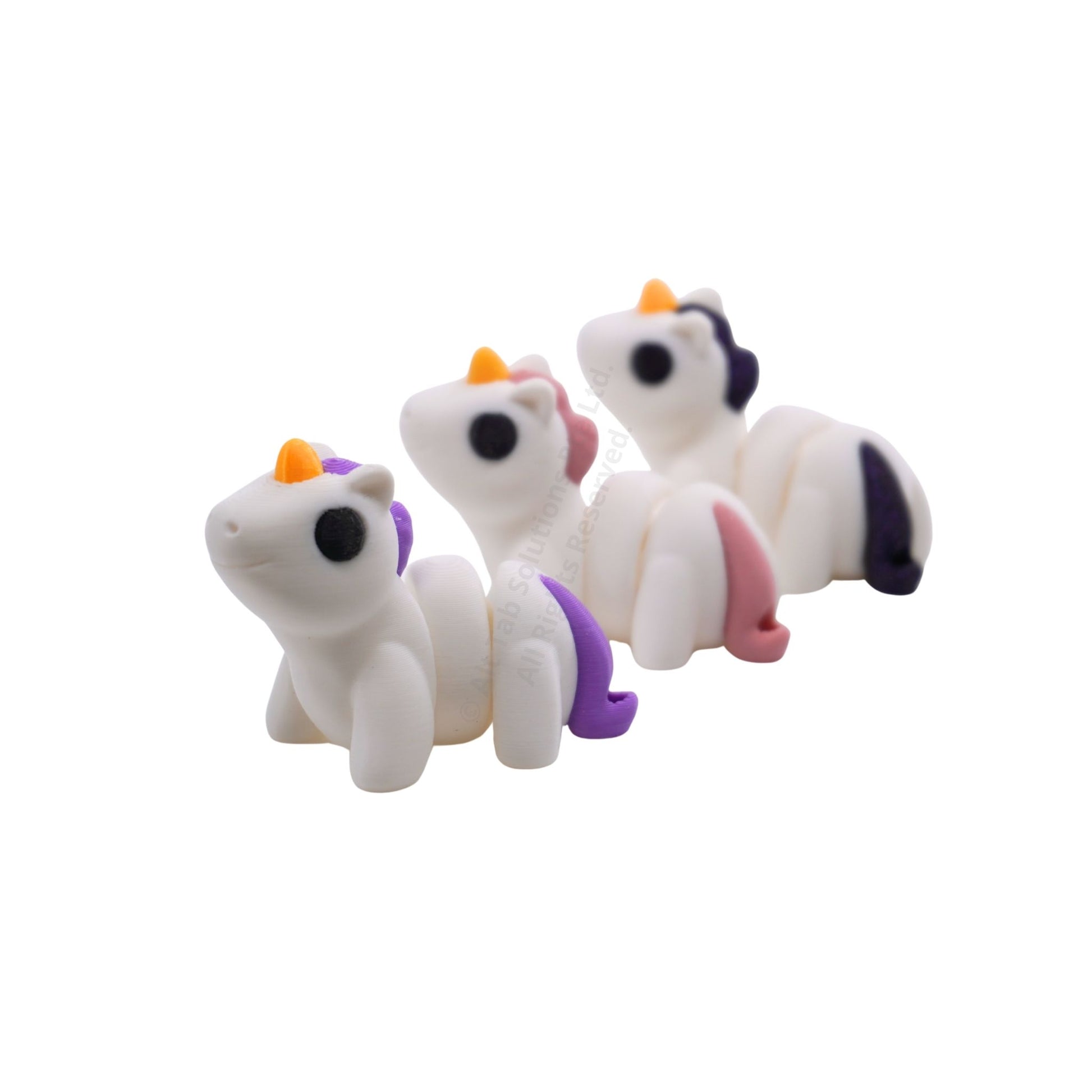 Baby Unicorn Fidget Keychain