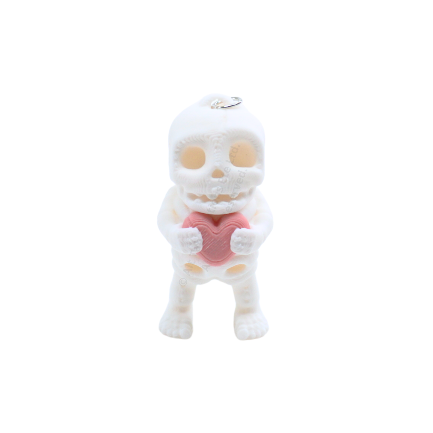 Tiny Valentines Skeleton Fidget Keychain