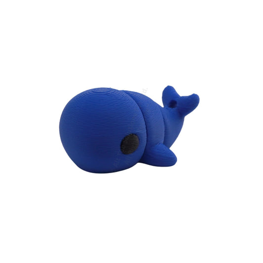 Baby Whale Fidget Keychain